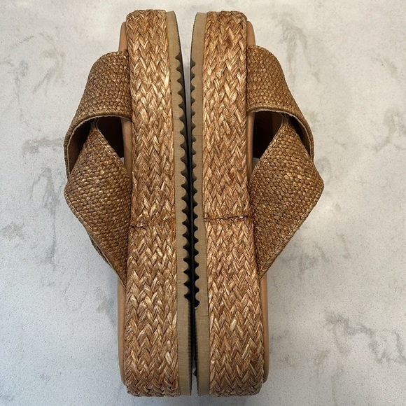 Beach By Matisse Hali Platform Sandal Boho Raffia Woven Women’s Size 7 - Picture 7 of 16